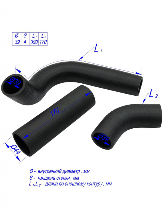 Комплект патрубков радиатора