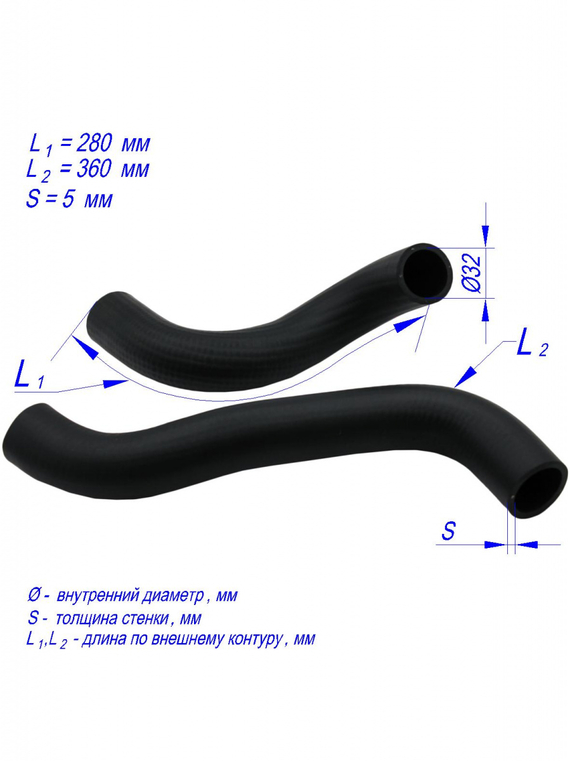 Комплект патрубков радиатора