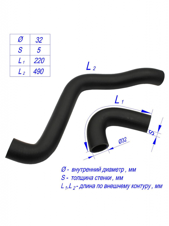 Комплект патрубков радиатора