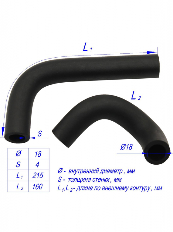 Комплект патрубков отопителя