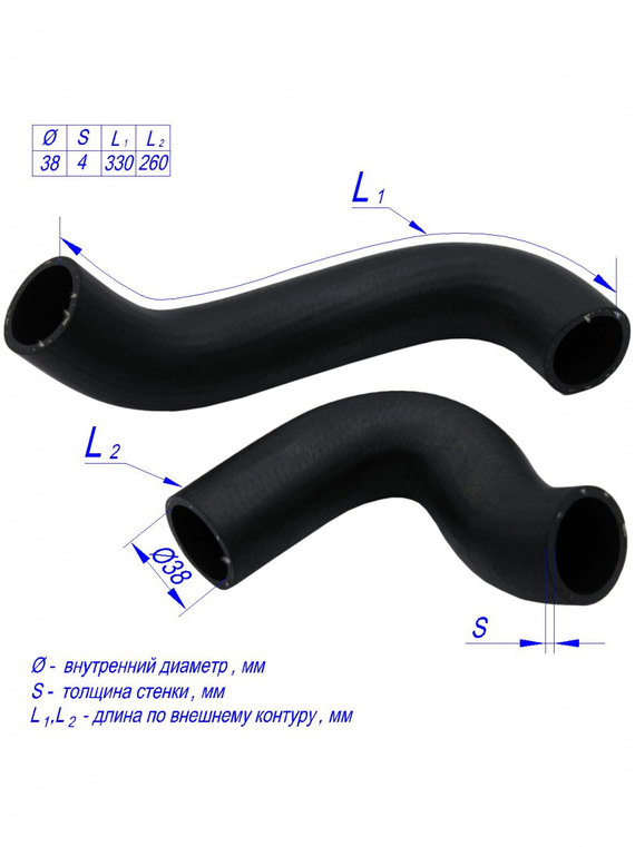 Комплект патрубков радиатора