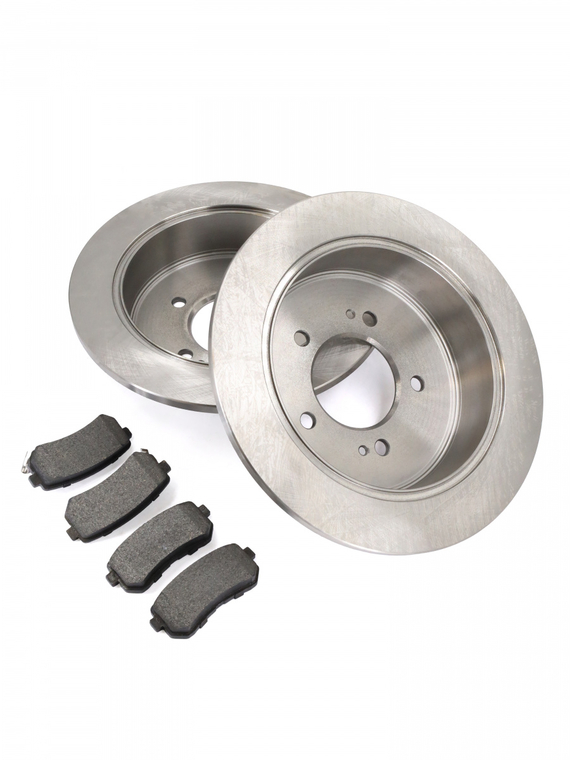 Комплект дисков с колодками заднего тормоза DF4287/583022SA70