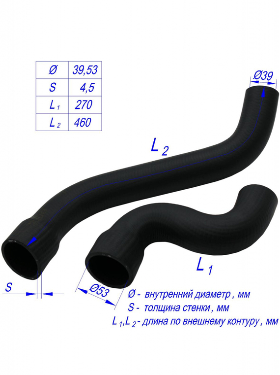 Комплект патрубков радиатора