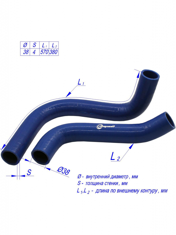 Комплект патрубков радиатора