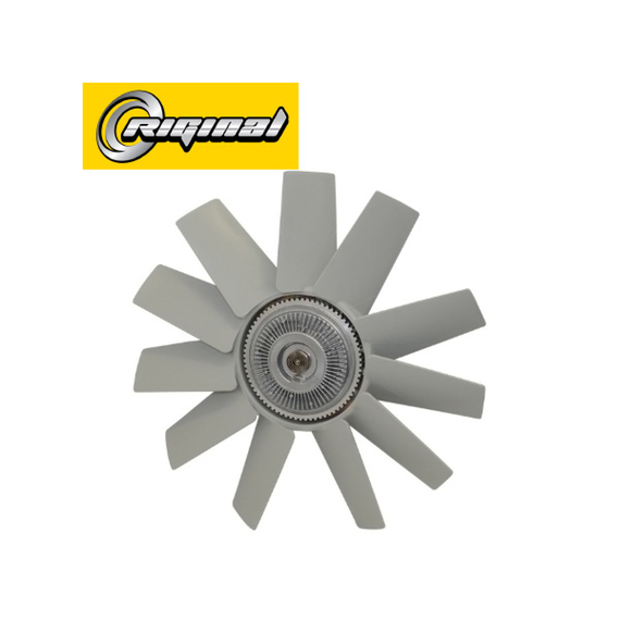 Муфта вязкостная в сборе с вентилятором