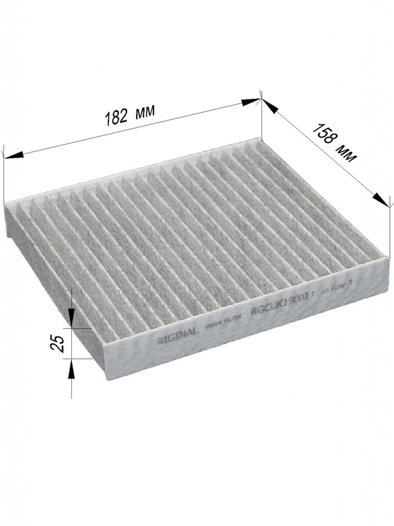 Фильтр салона угольный