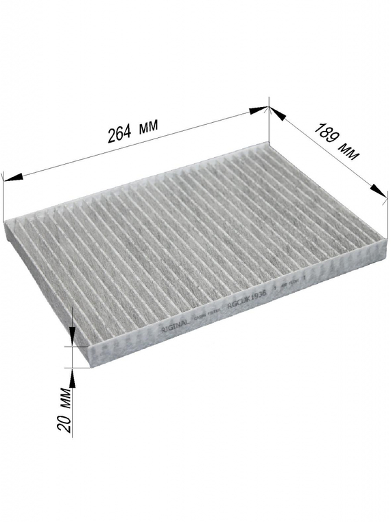 Фильтр салона угольный