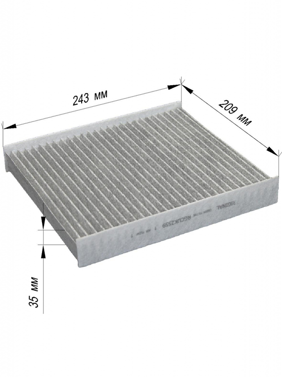 Фильтр салона угольный