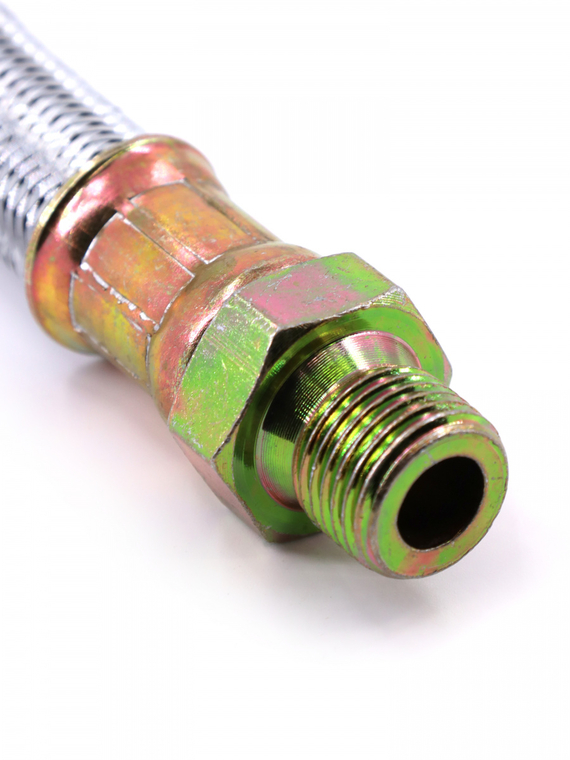 Шланг тормозной (гайка-штуцер) в металлооплётке (L-644 мм)