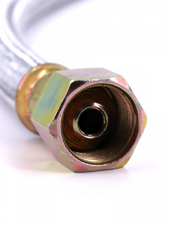 Шланг тормозной (гайка-штуцер) в металлооплётке