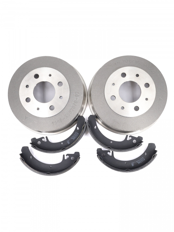 Барабаны тормозные задние с колодками к-кт