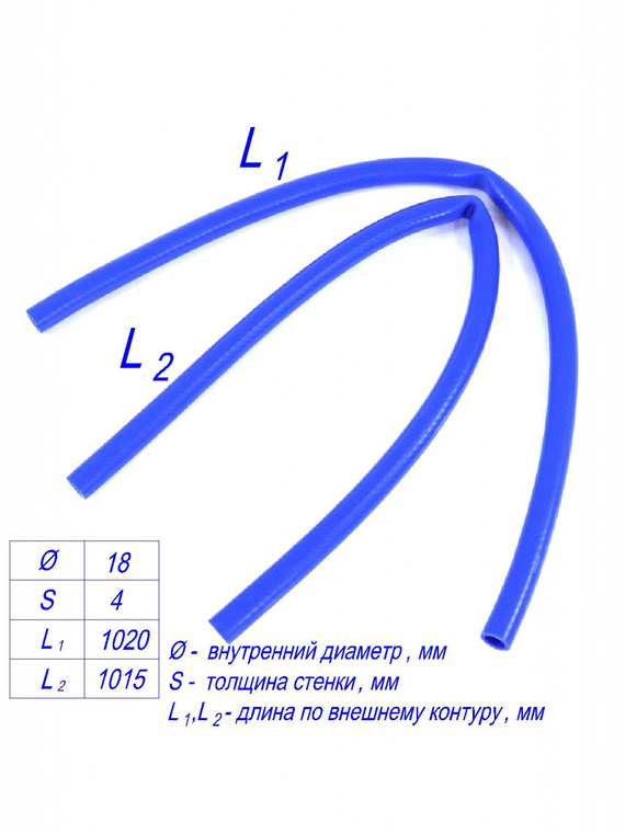 Комплект патрубков отопителя