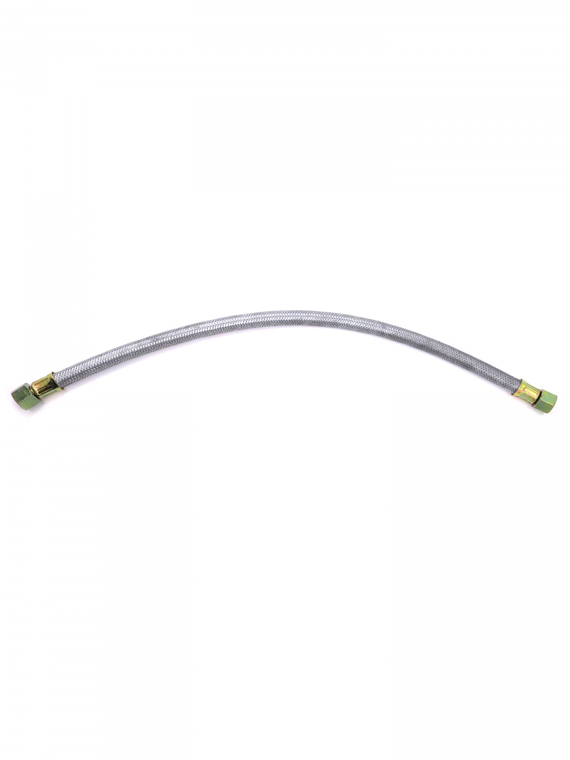Шланг тормозной передний в металлооплётке (гайка-гайка) L-650 мм