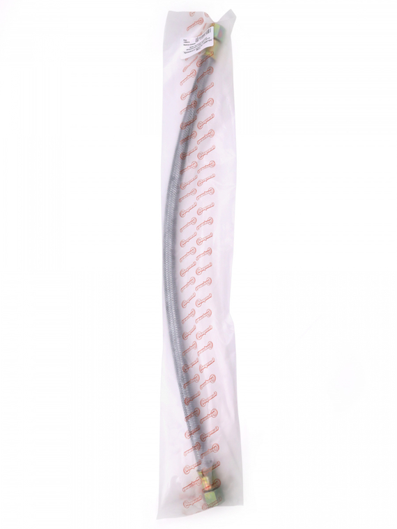 Шланг тормозной передний в металлооплётке (гайка-гайка) L-650 мм