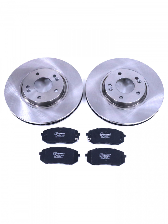 Диски тормозные передние с керамическими колодками ОЕМ №58101-2SA70/51712-3K110