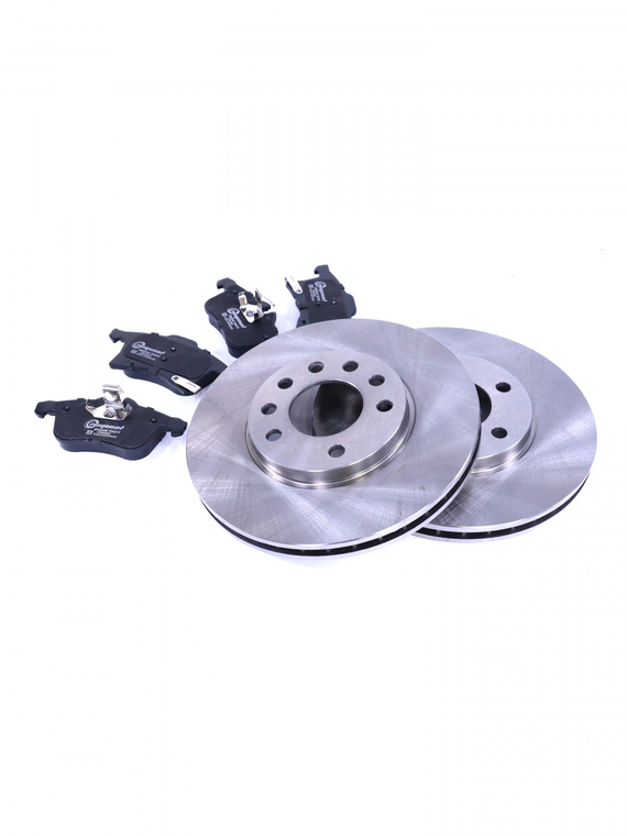 Диски тормозные передние с керамическими колодками ОЕМ № 93189698/93197592