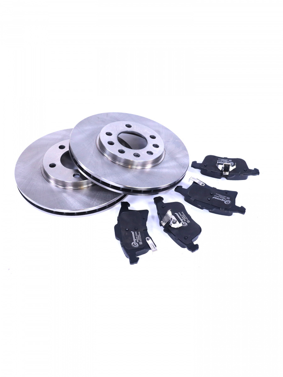 Диски тормозные передние с керамическими колодками ОЕМ № 93189698/93197592