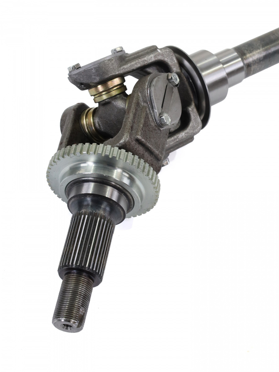 Шарнир кулака поворотного переднего моста левый (короткий) под АБС (с ротором) 22177-2304061