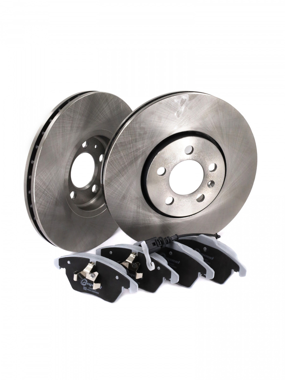 Комплект дисков с колодками переднего тормоза Керамик